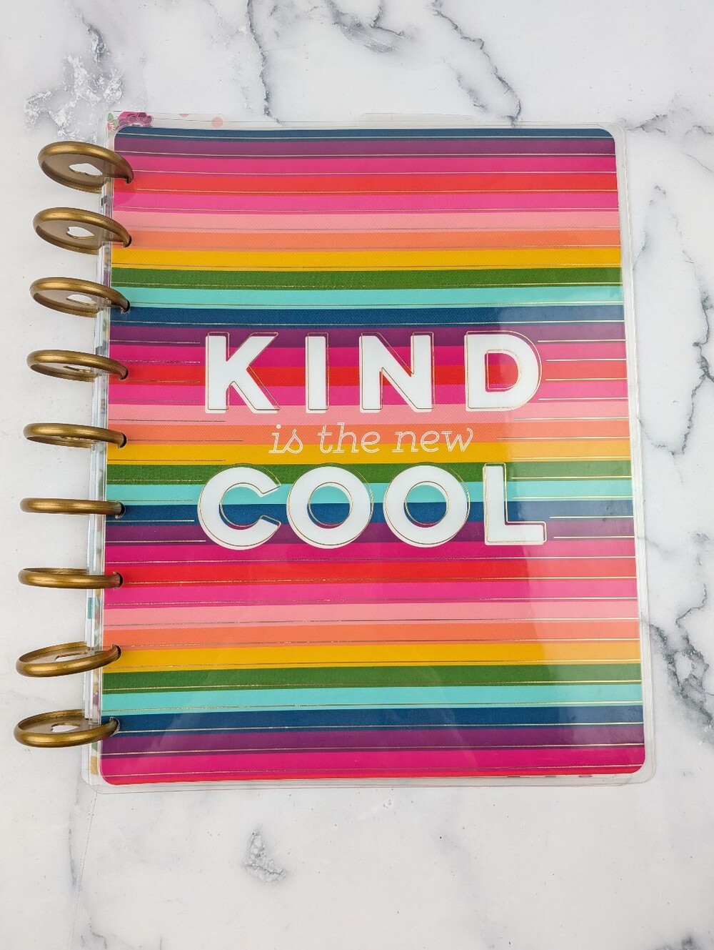 Happy Planner Only Cover, Rings, Back + Extras (No Calendar)